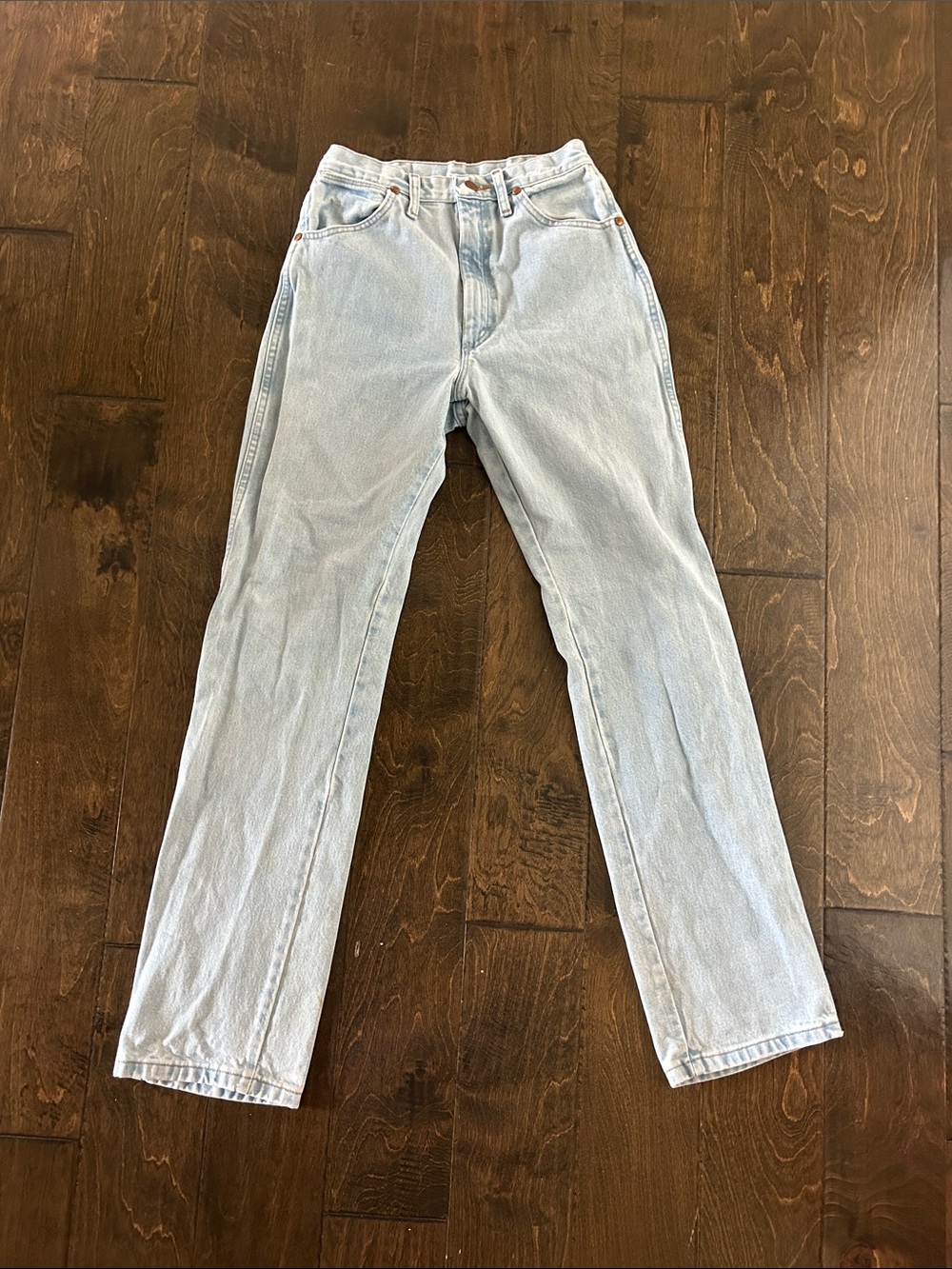 Wrangler Light Wash High-Rise Denim Jeans